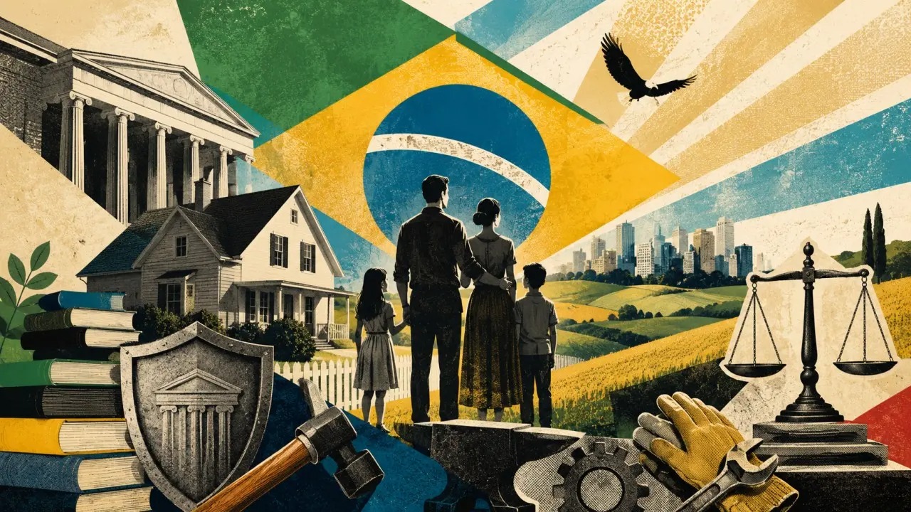 Está chegando a hora de o povo tomar posse do nosso país: o Brasil é nosso